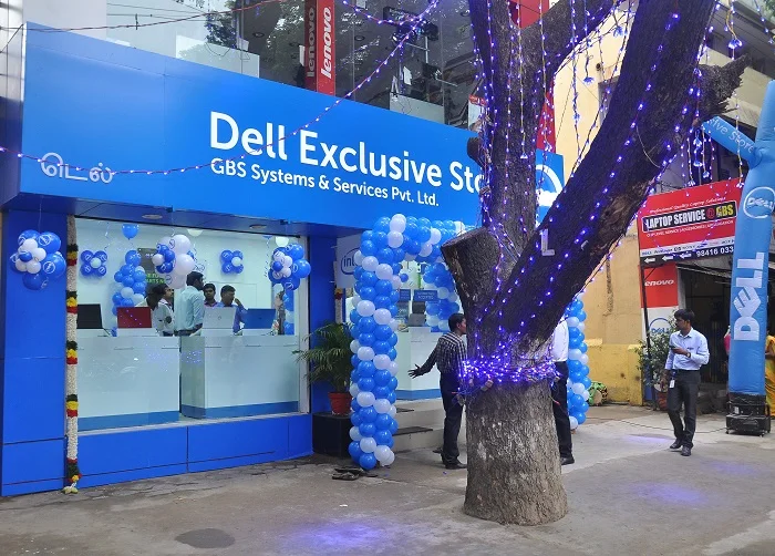 dell showroom in kk nagar